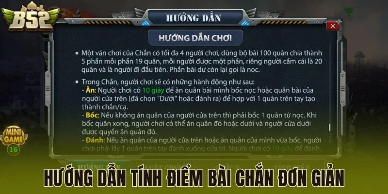 Hướng dẫn tính điểm bài Chắn đơn giản