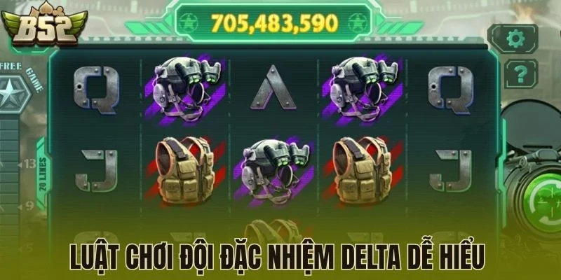 Luật chơi Đội đặc nhiệm Delta dễ hiểu 