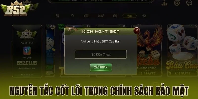 Nguyên tắc cốt lõi trong chính sách bảo mật