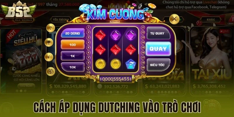 Cách áp dụng Dutching vào trò chơi